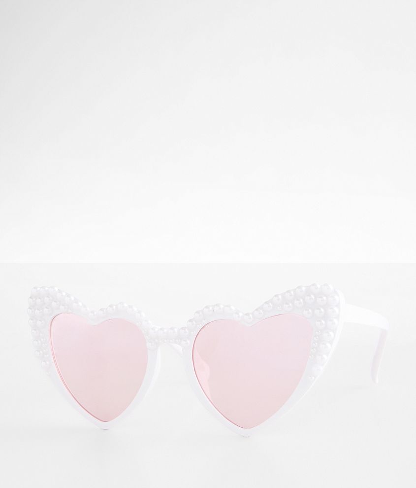 BKE Next Door Heart Sunglasses