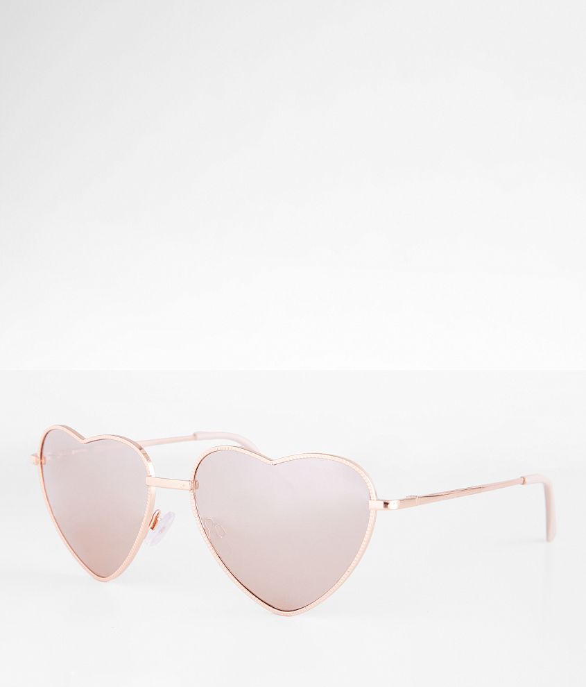 BKE Mama Mia Heart Sunglasses front view