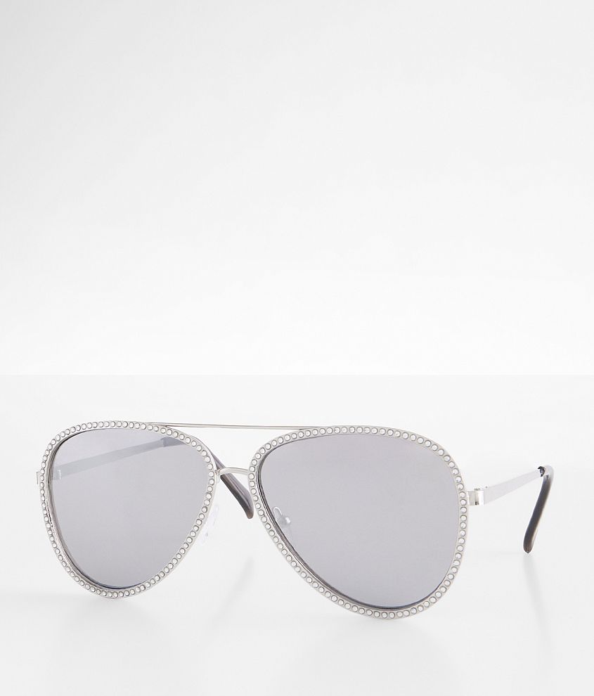 BKE Glitz Aviator Sunglasses