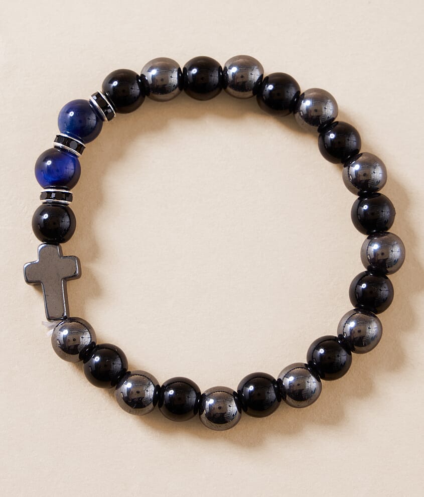 Cross Beaded Bracelet