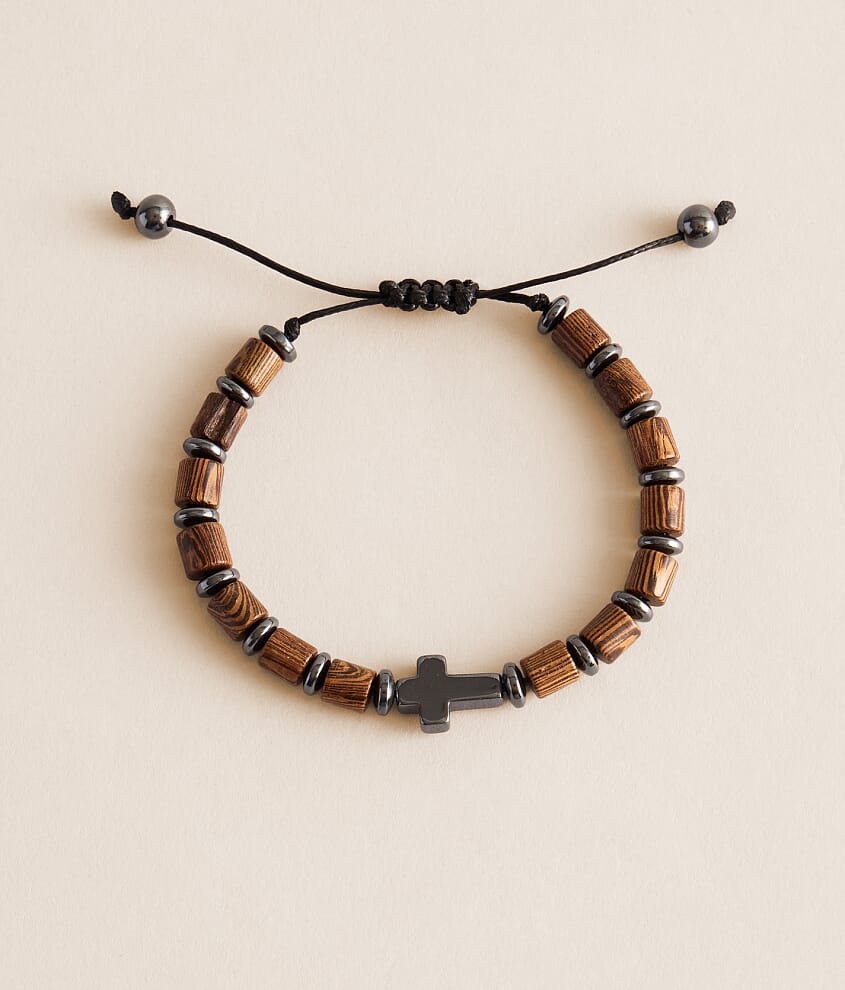 Beaded Cross Bracelet