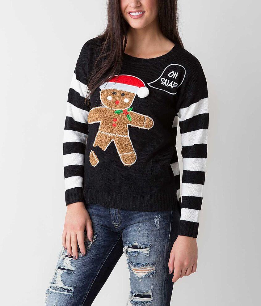 Women's Gingerbread House Ugly Christmas Sweater