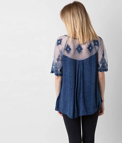 Gimmicks High Low Hem Top back view