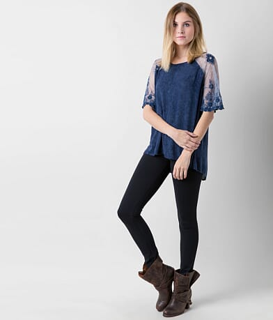 Gimmicks High Low Hem Top misc detail 1 view