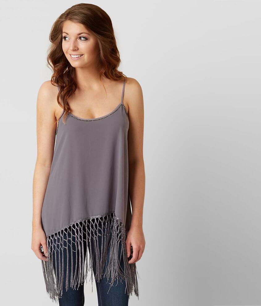 Image of Gimmicks Chiffon Tank Top