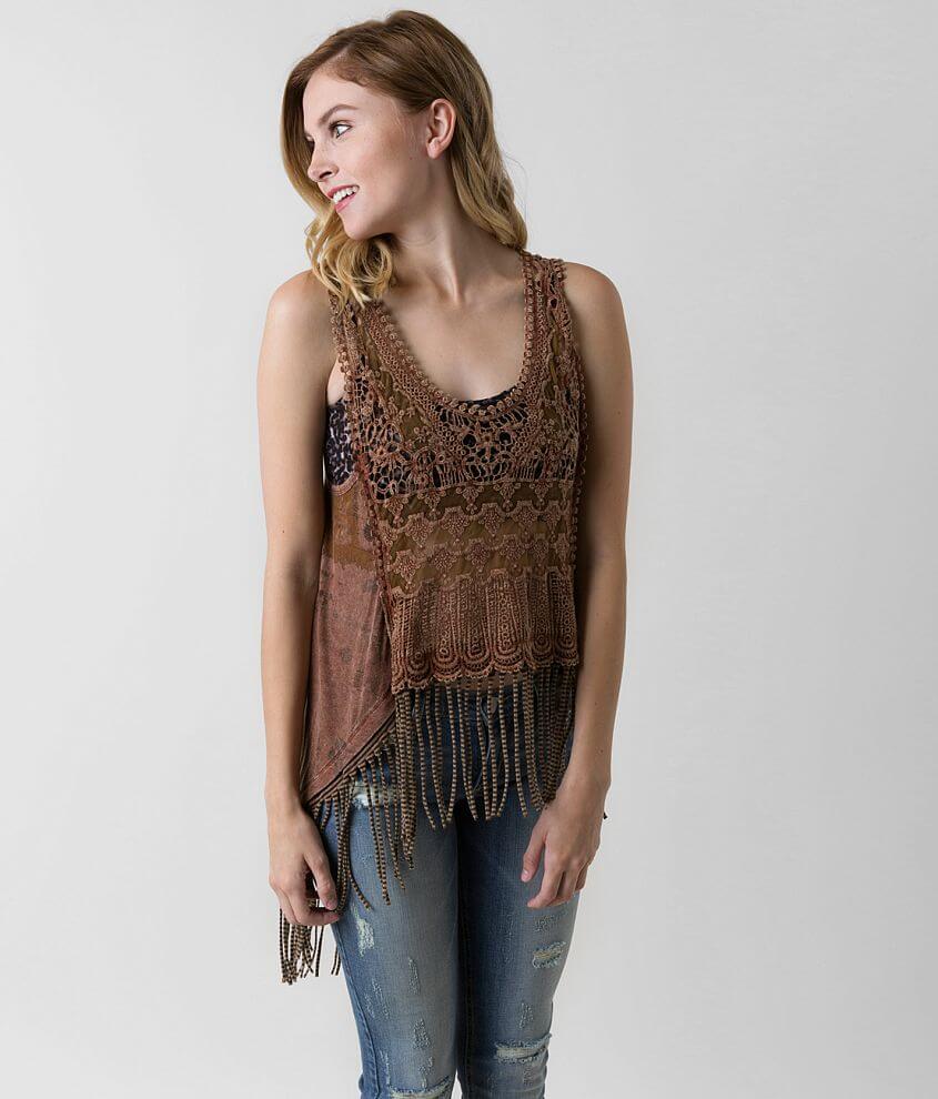Gimmicks Fringe Tank Top front view