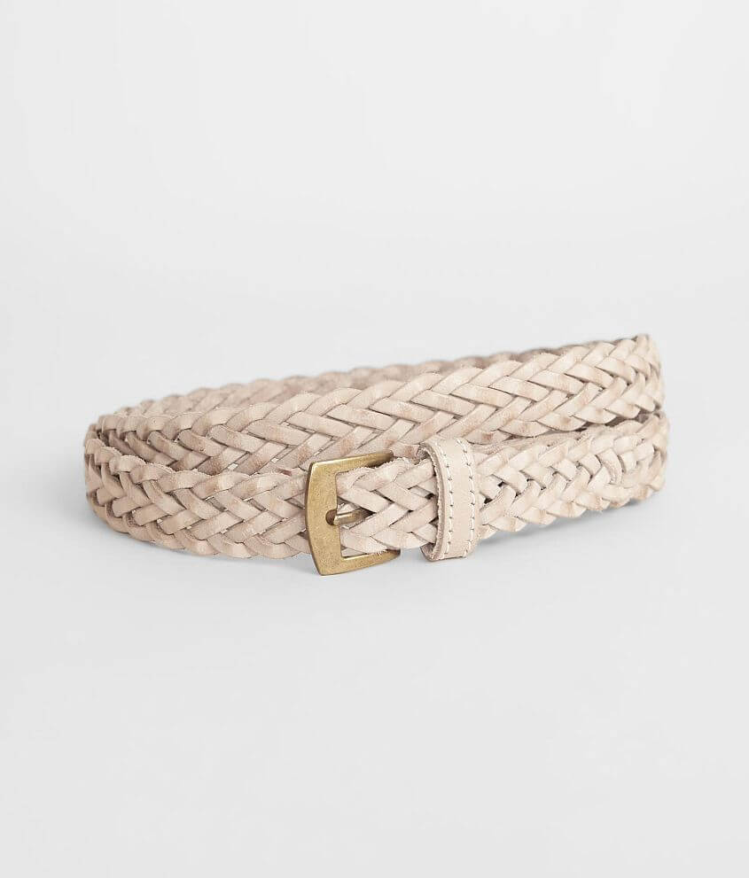 BKE Braided Leather Belt front view