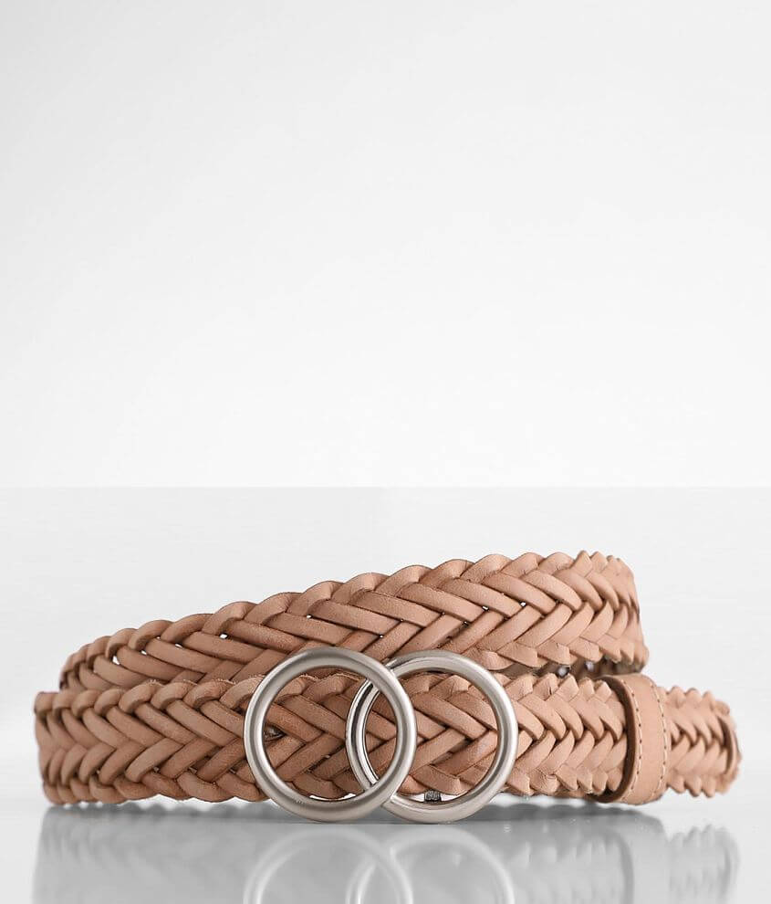 braided leather belt