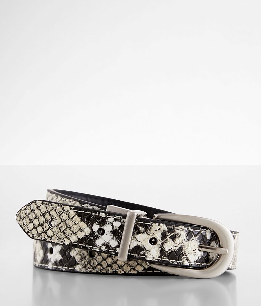 BKE Faux Pearl Buckle Belt - Women's Belts in Black