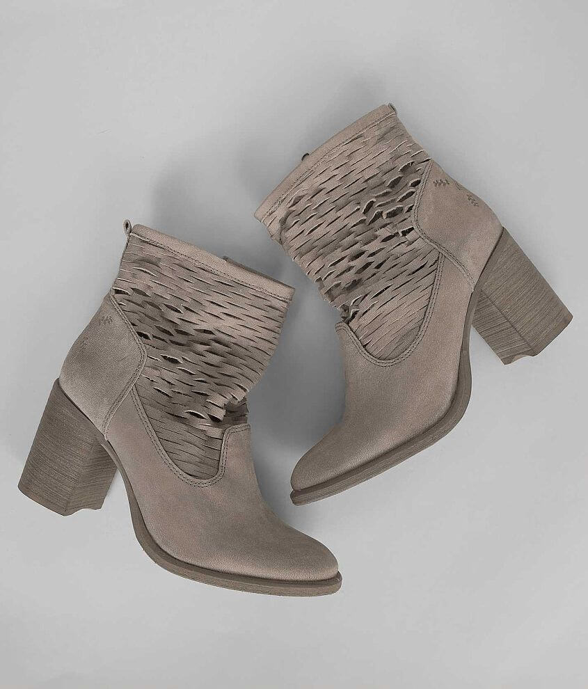 Coolway Laser Cut Leather Ankle Boot front view