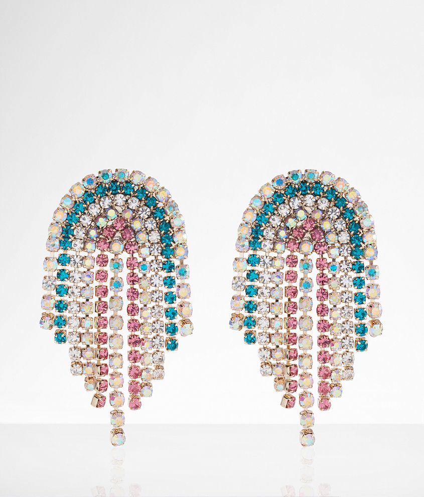 Baby Rainbow Fringe Earring