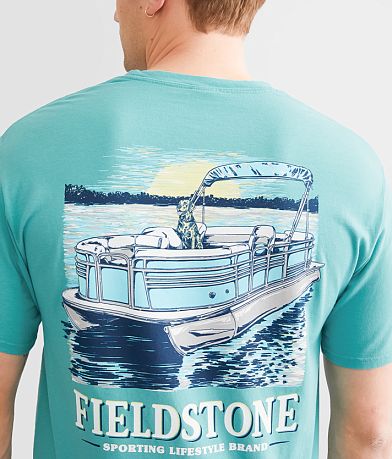Fieldstone Pontoon Boat T-Shirt BACK