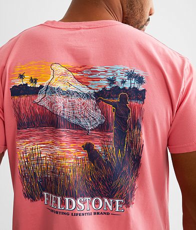 Fieldstone Casting Net T-Shirt BACK