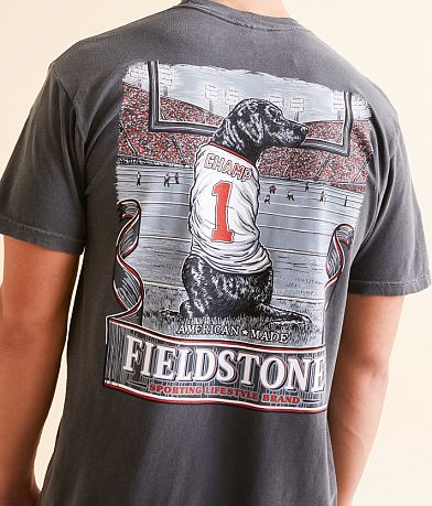 Fieldstone Jersey Dog T-Shirt BACK
