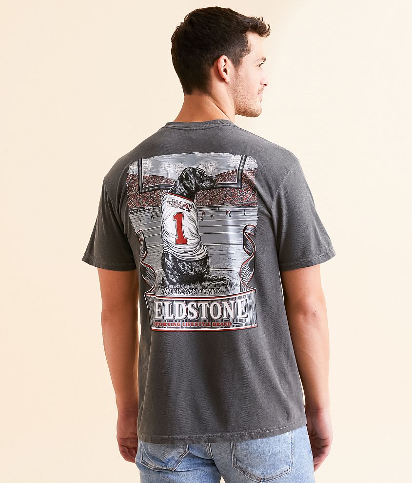 Fieldstone Jersey Dog T-Shirt front view