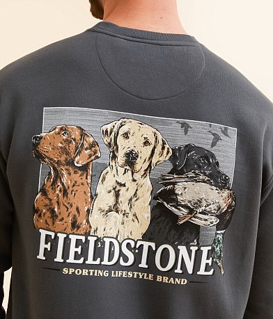 Fieldstone 3 Labradors Pullover BACK