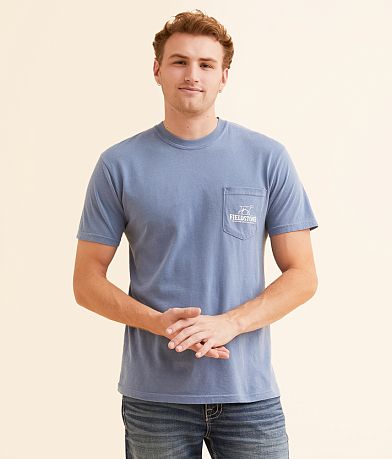 Fieldstone Whiskey Bottle T-Shirt full left side view