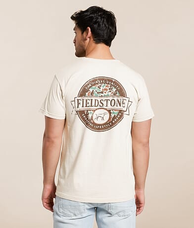 Fieldstone Badge T-Shirt front view