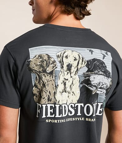 Fieldstone Three Labradors T-Shirt BACK