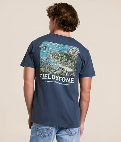 Fieldstone Small Mouth Bass T-Shirt front view