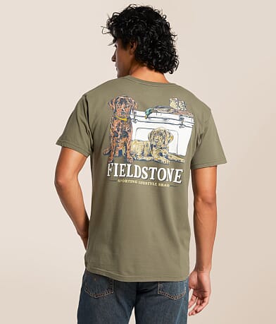 Fieldstone Puppies With Cooler T-Shirt front view