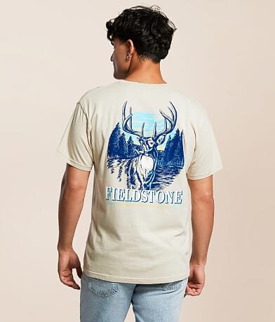 Fieldstone White Tail T-Shirt front view