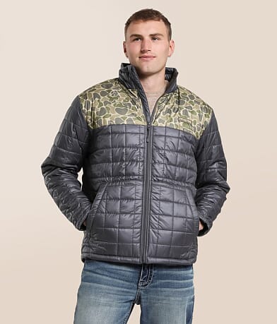 Fieldstone Backwoods Camo Quilted Jacket front view