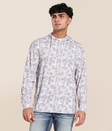 Fieldstone Smoke Digi Camo Performance Hoodie front view