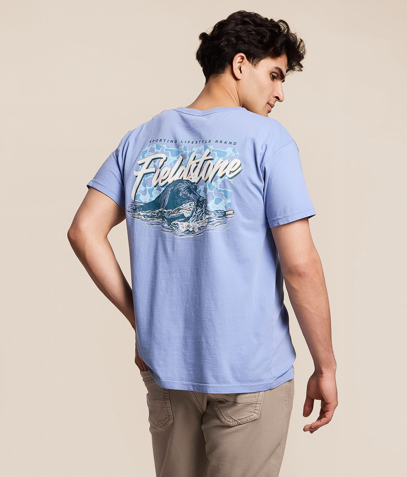 Fieldstone Lab Water Retriever T-Shirt - Men's Graphic T-Shirts in