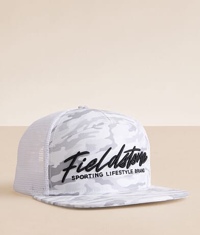 Fieldstone Camo Trucker Hat front view