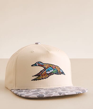 Roost Waterfowl Duck Camo Hat front view