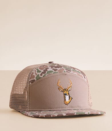 Fieldstone Buck Camo Trucker Hat front view