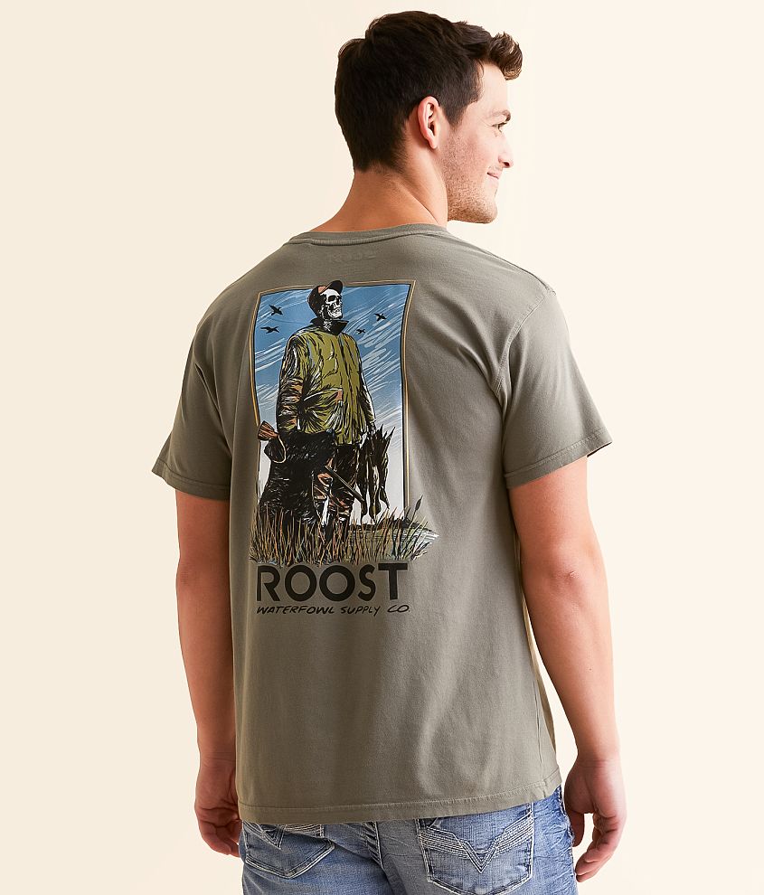 Roost Waterfowl Skeleton Hunter T-Shirt