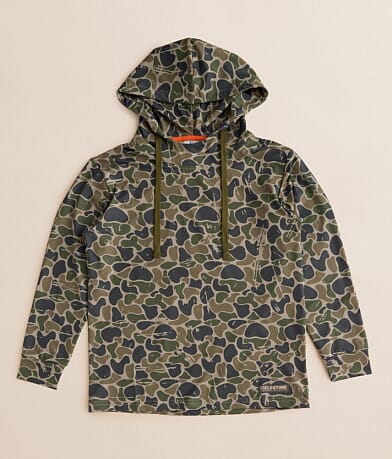 Fieldstone Boys - Backwoods Camo Performance Hoodie front view