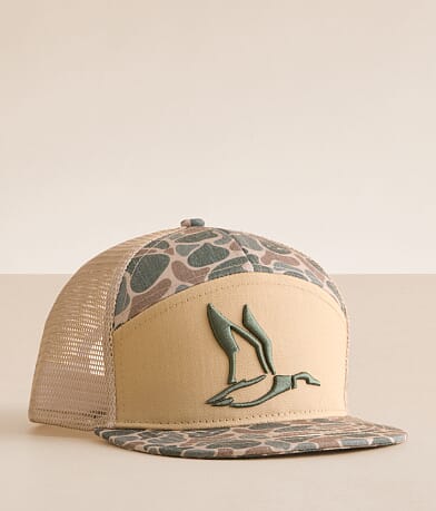 Roost Waterfowl Boys - Duck Camo Trucker Hat front view