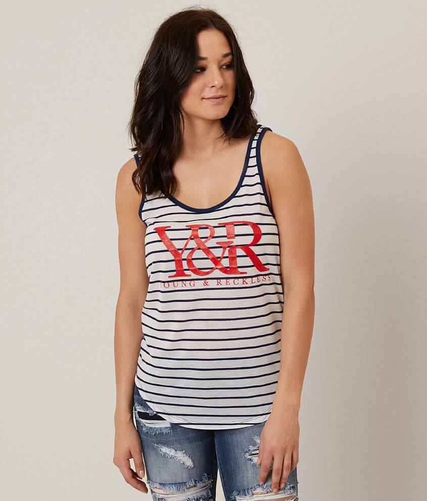 Young &#38; Reckless Core Tank Top front view