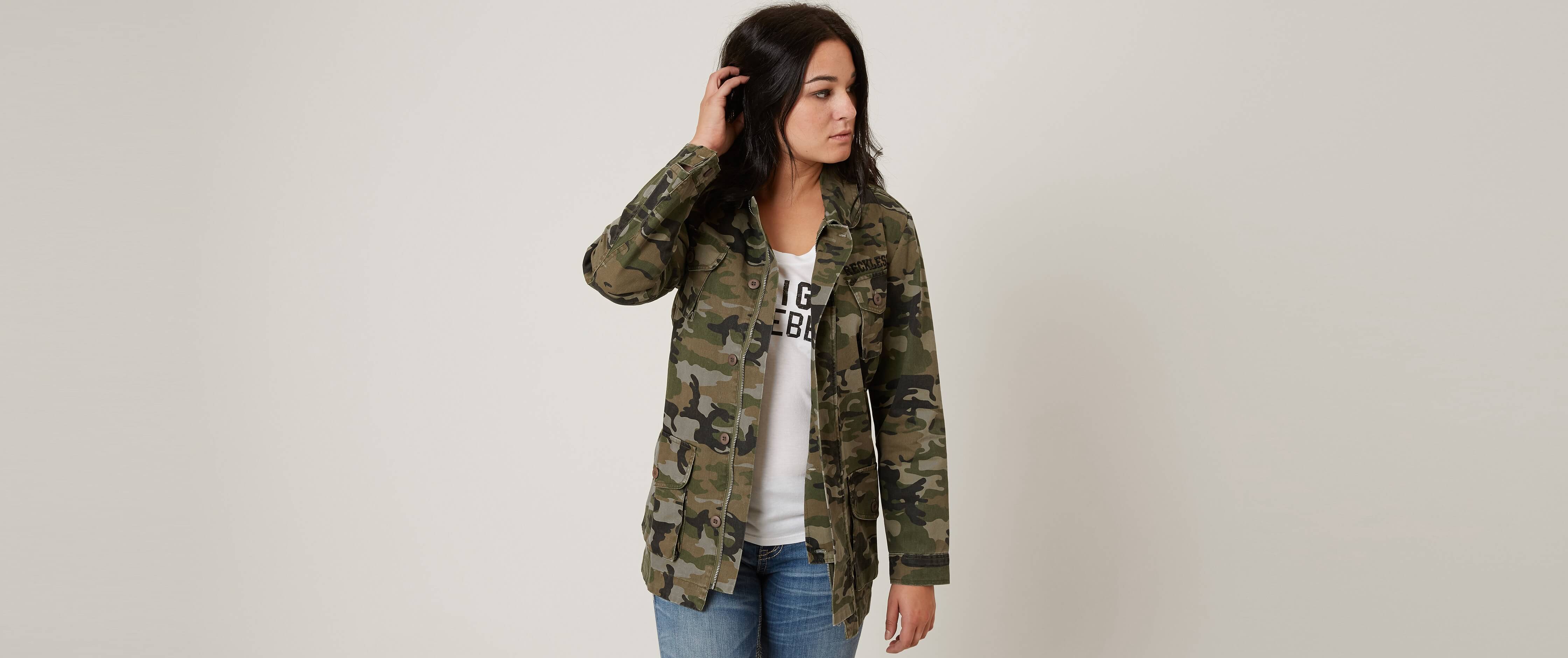 Young Reckless Rivalry Military Jacket Women's Clothing in