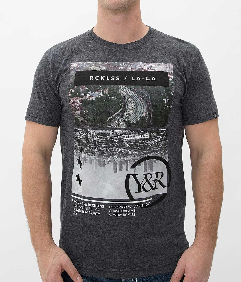 Young &#38; Reckless Split City T-Shirt front view