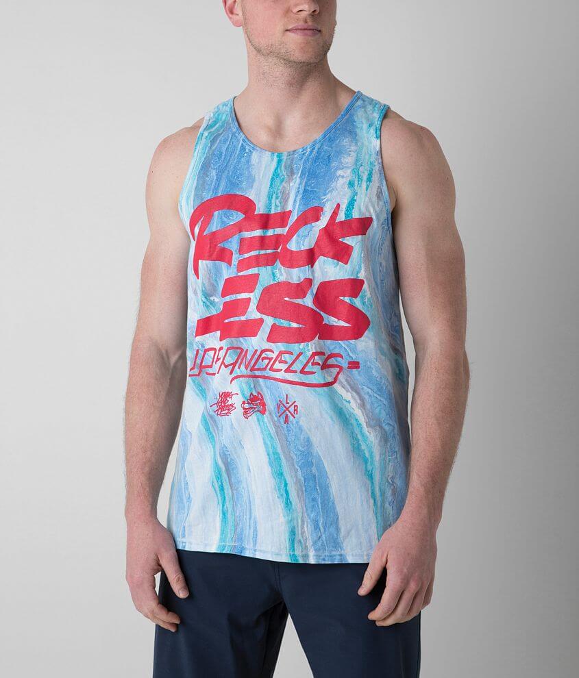 Young &#38; Reckless Square Tidal Wave Tank Top front view