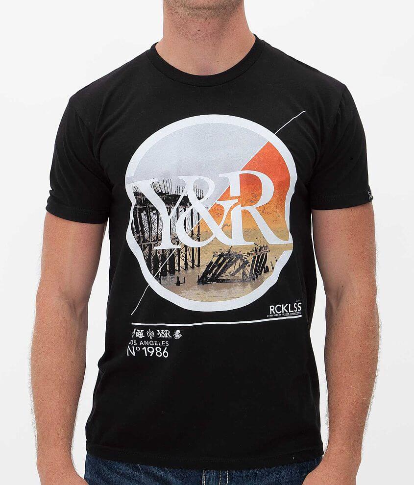 Young & Reckless Duality Coastal T-Shirt - Men's T-Shirts in Black | Buckle