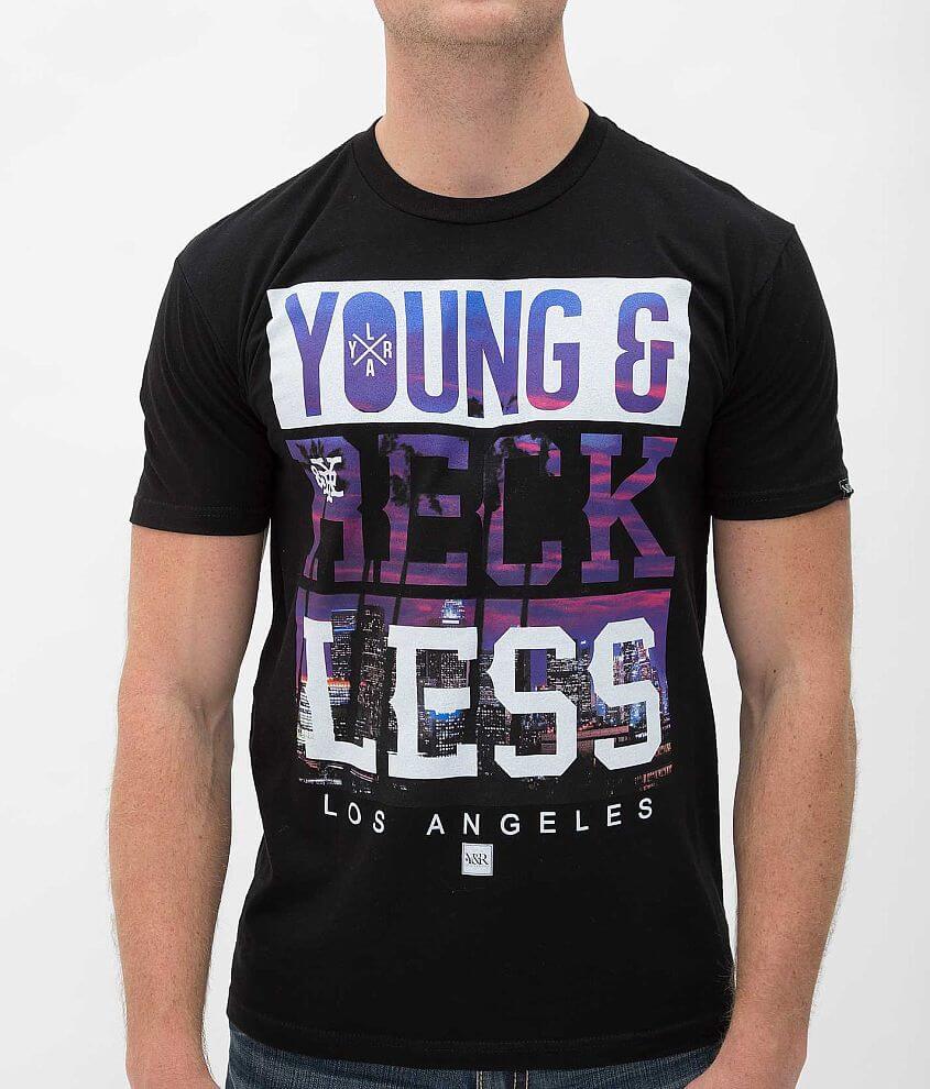 Young &#38; Reckless Bars Sunset City T-Shirt front view