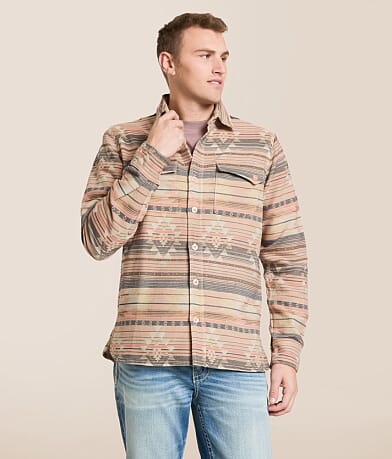 MEK Southwestern Flannel Shirt front view