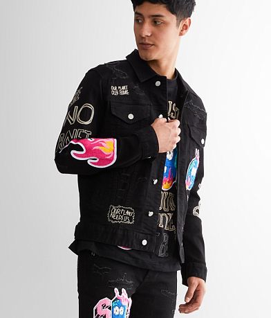 First Row&#174; Future Denim Stretch Jacket full left side view