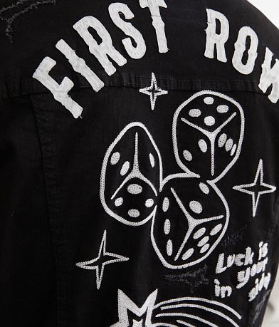 First Row&#174; Varsity Denim Jacket misc detail 1 view