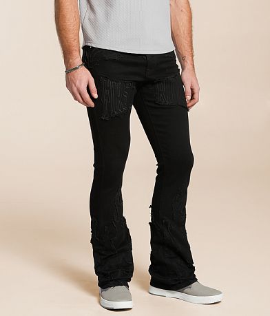 First Row® Stacked Stretch Jean front view
