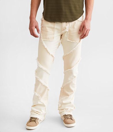 FIRST ROW: SLIM FIT CAMO PANTS