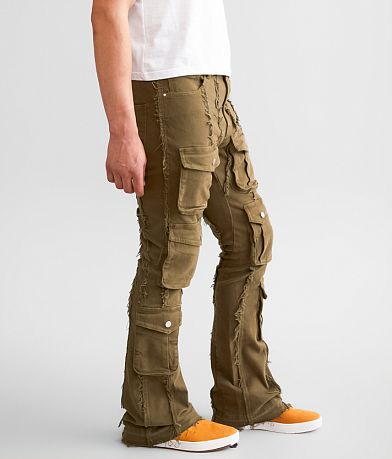 First Row&#174; Stacked Cargo Stretch Jean FULL_RIGHT_SIDE
