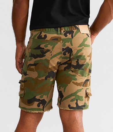 First Row&#174; Camo Slim Stretch Short BACK