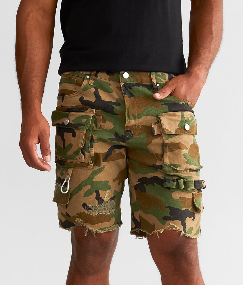 Camouflage combat shorts hot sale for mens