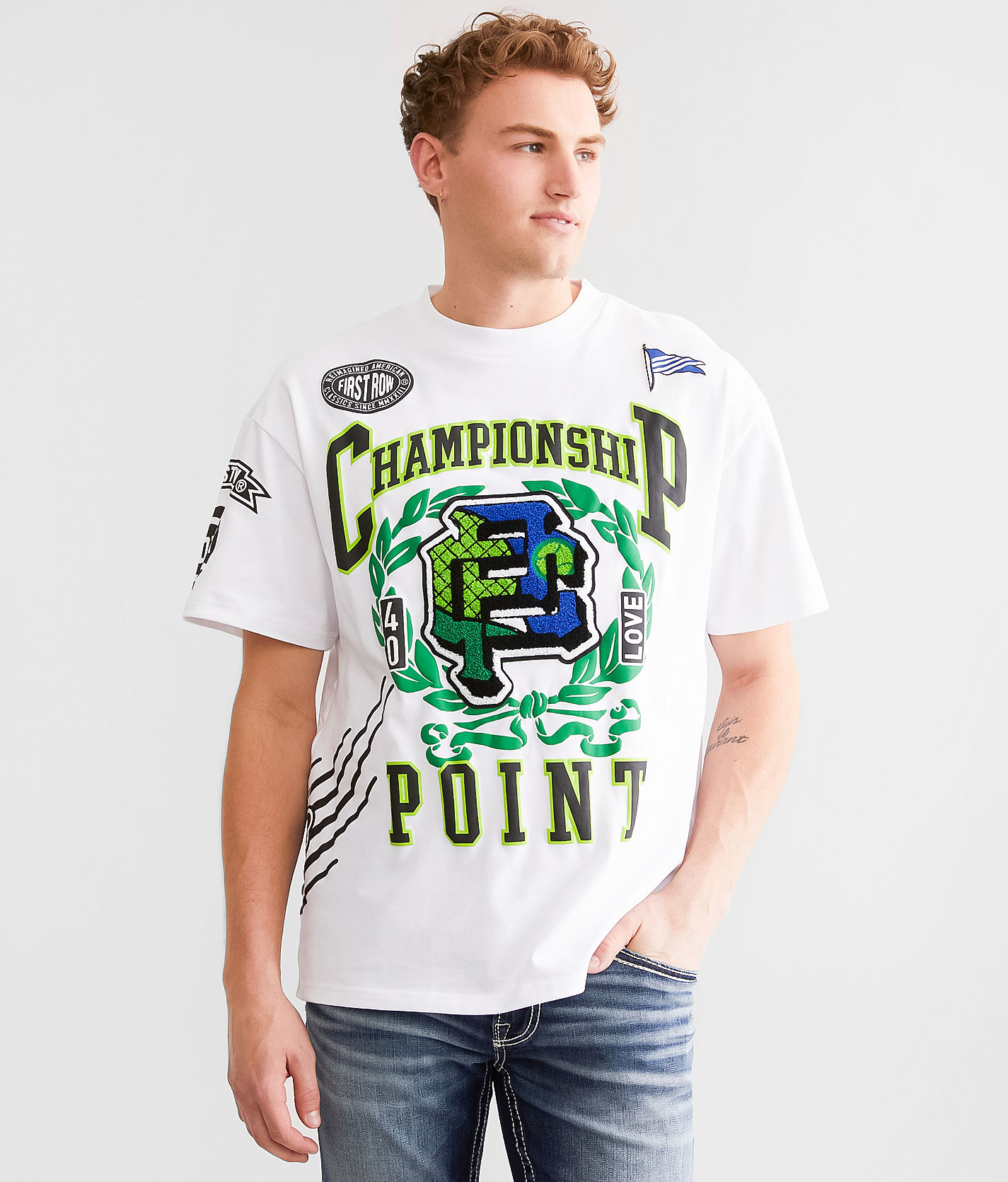 first class T shirt deres special edition (white / black